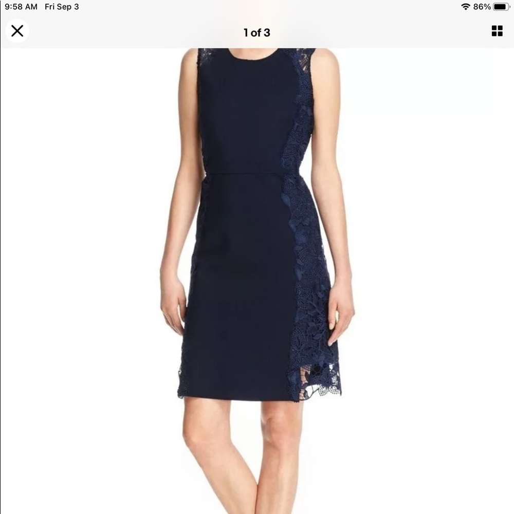 ELIE TAHARI HUDSON CROCHET LACE DRESS SIZE 8 NEW